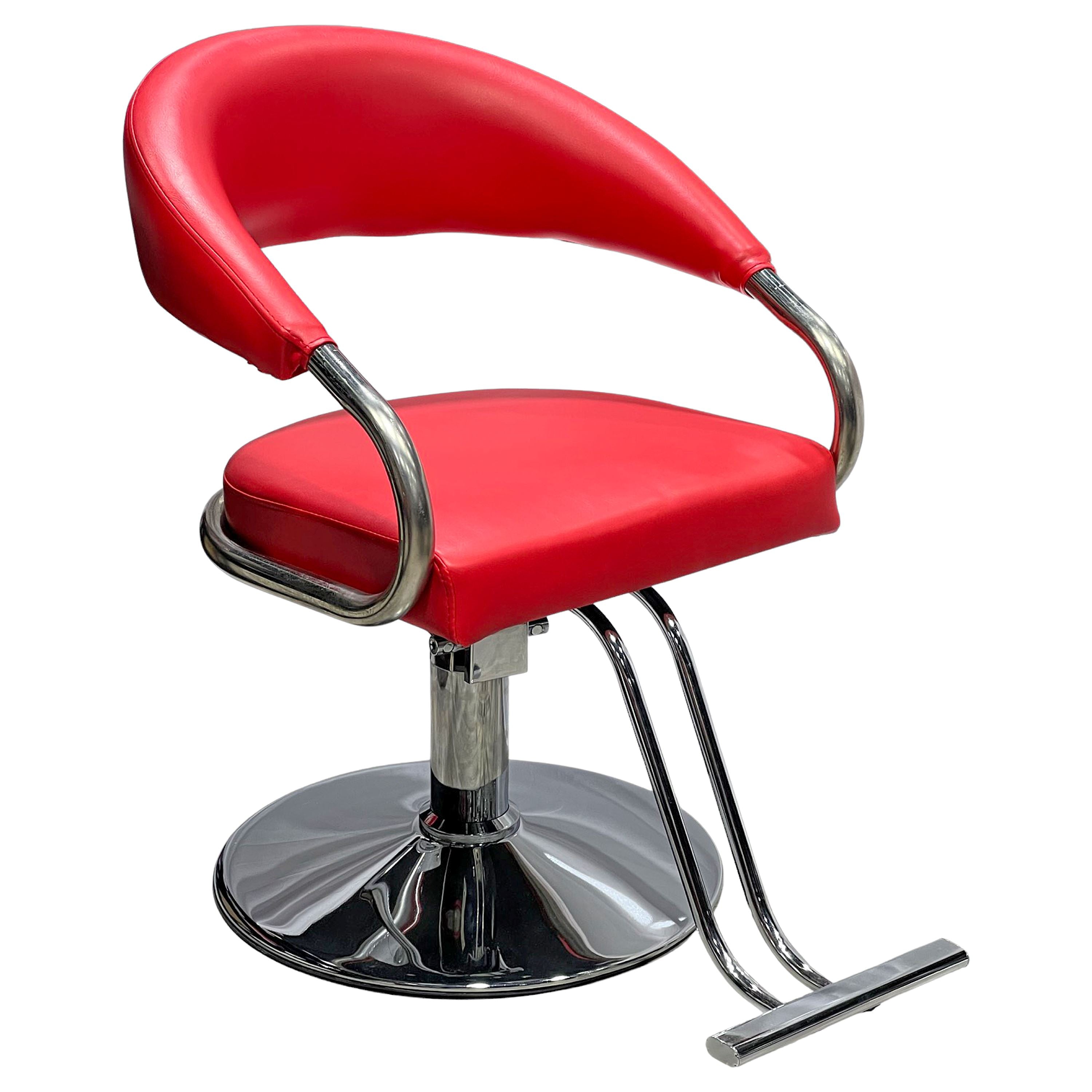 Red best sale styling chair