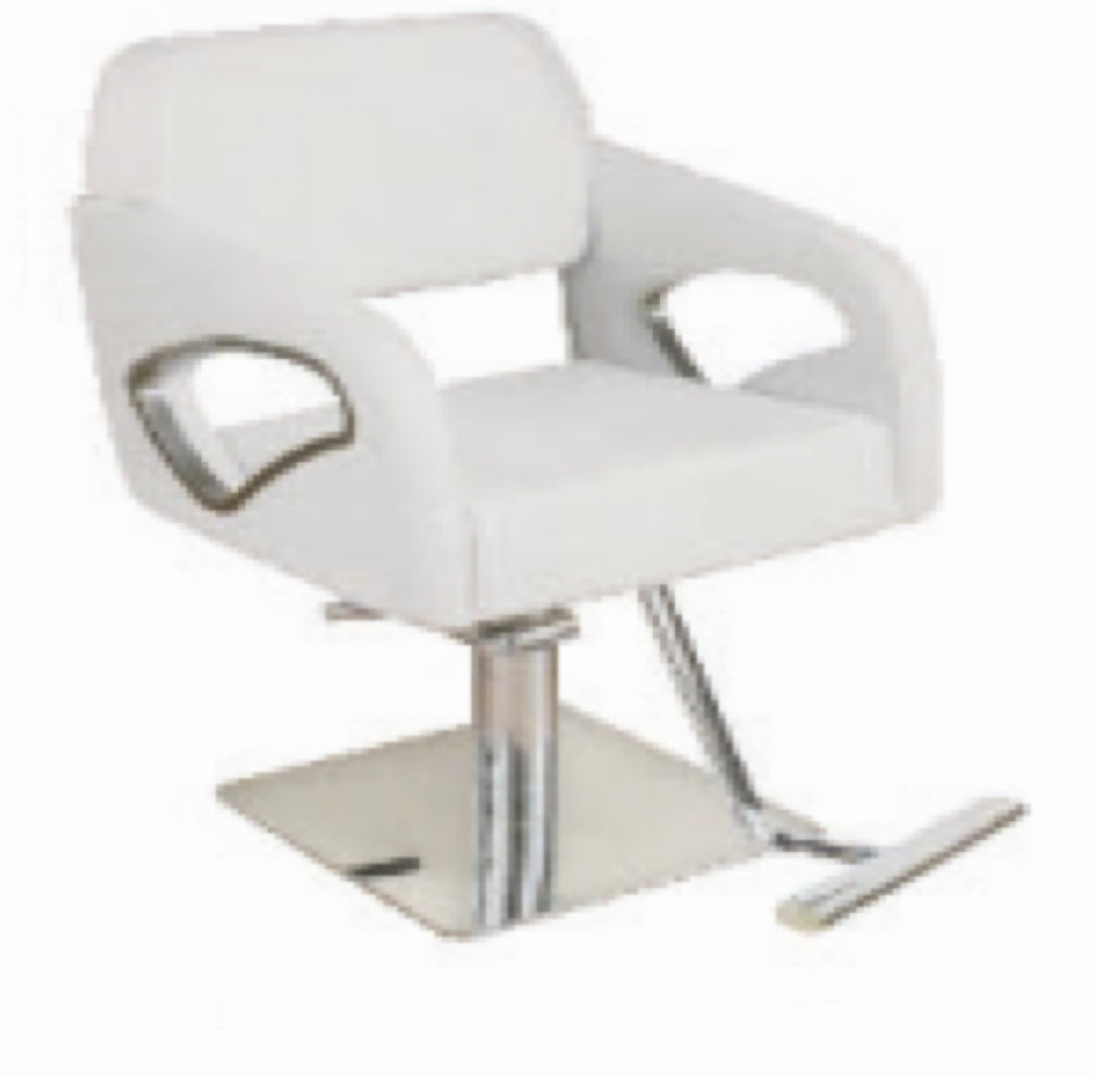 White hydraulic 2025 salon chair