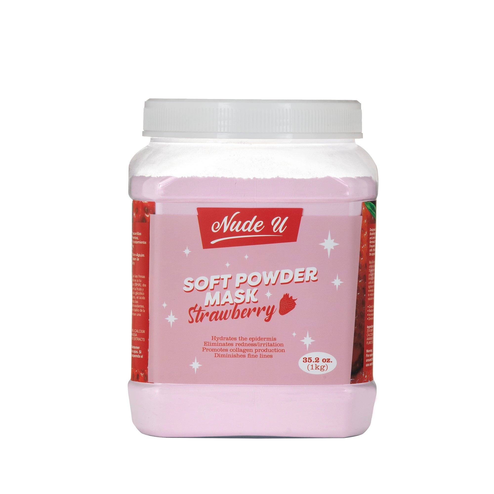 Soft Powder Mask | Strawberry | 1 KG | NUDE U – Salon and Spa Wholesaler