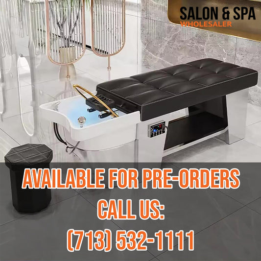 613 | Korean Japanese Head Spa Shampoo Bed | Water Circulation Hair Spa Bed | Shampoo Unit | SSW SHAMPOO UNITS AND CABINETS SSW 