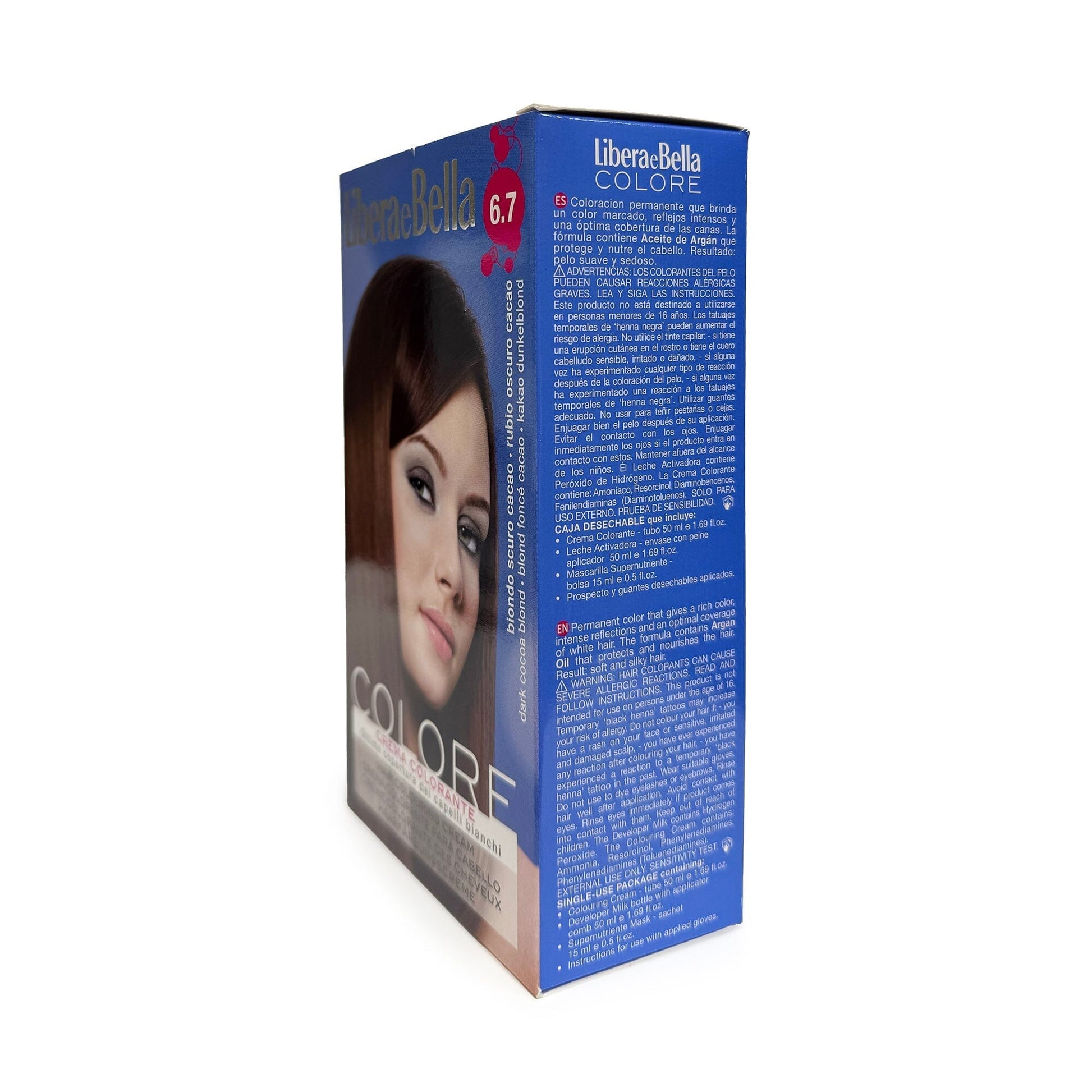 6.7 Dark Cocoa Blond | Hair Coloring Kit | Libera E Bella | OYSTER HAIR COLOR OYSTER 