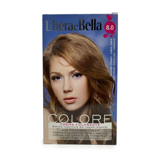 8.0 Light Blond | Hair Coloring Kit | Libera E Bella | OYSTER HAIR COLOR OYSTER 