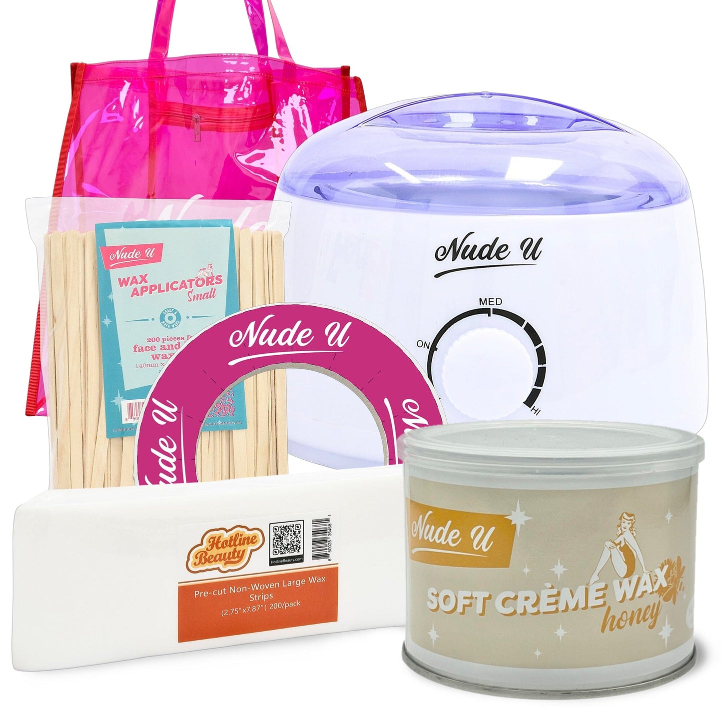 Intro to Soft Wax Kit WAXING KITS & SUPLLIES Hotline Beauty Honey 