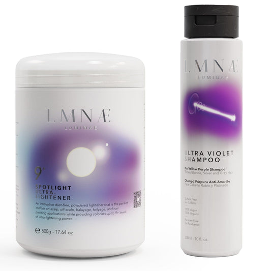 Luminae Spotlight 9+ Levels of Lift (Special) | LUMINAE HAIR COLOR LUMINAE Shampoo 