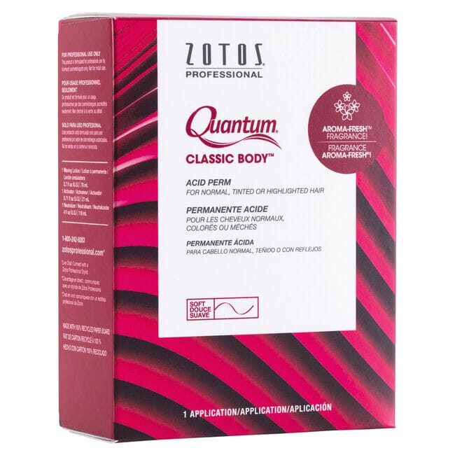 Quantum Classic Body Acid Perm | Normal, Tinted or Highlighted Hair | ZOTOS Hair Permanents & Straighteners ZOTOS 