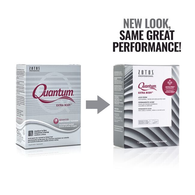 Quantum Extra Body Acid Perm | Normal, Tinted or Highlighted Hair | ZOTOS Hair Permanents & Straighteners ZOTOS 