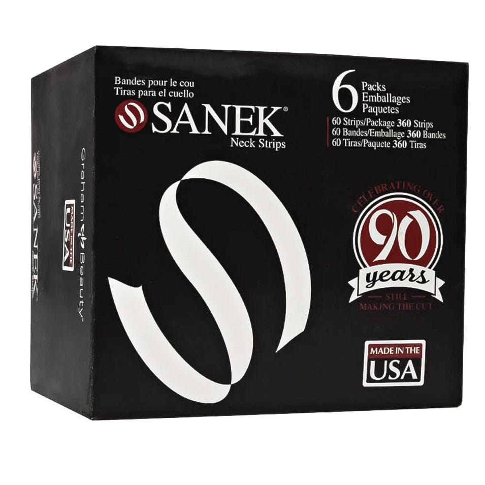 Sanek Neck Strips | 6 Packs | 360 Strips | GRAHAM BEAUTY Towels GRAHAM BEAUTY 