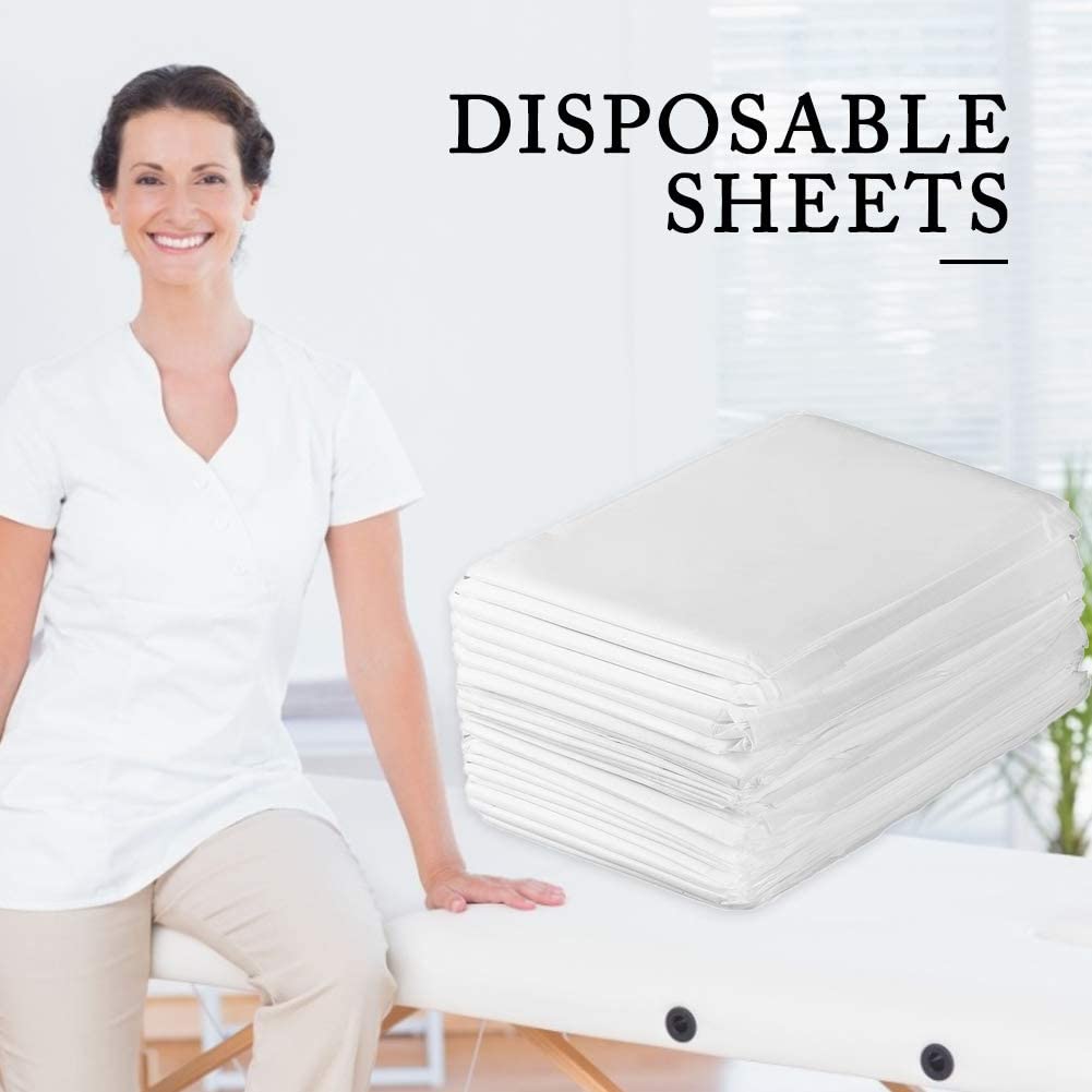 40-inch Disposable Non-Woven/Non-Waterproof Extra-Large Draping Sheets | 40 x 80 inches | 25 Pack SPA HOTLINE BEAUTY 