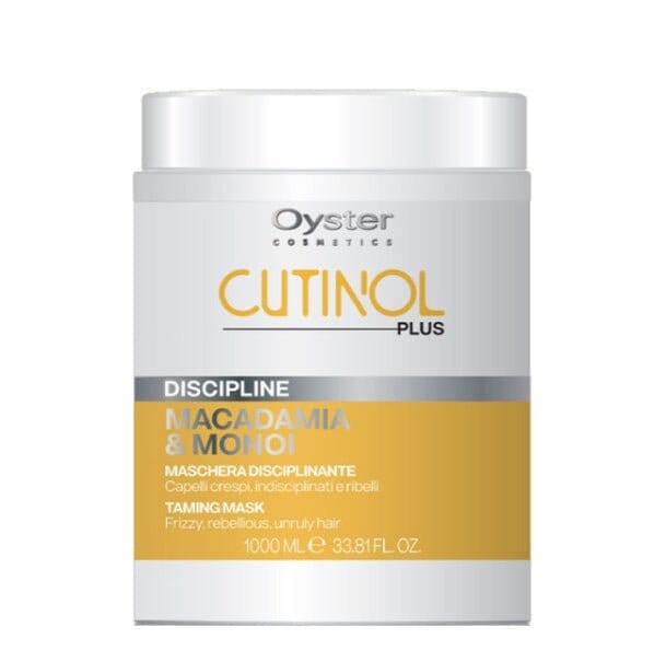 Discipline Taming Mask | Macadamia & Monoi | Cutinol Plus | OYSTER HAIR CARE OYSTER 33.81 fl.oz. 