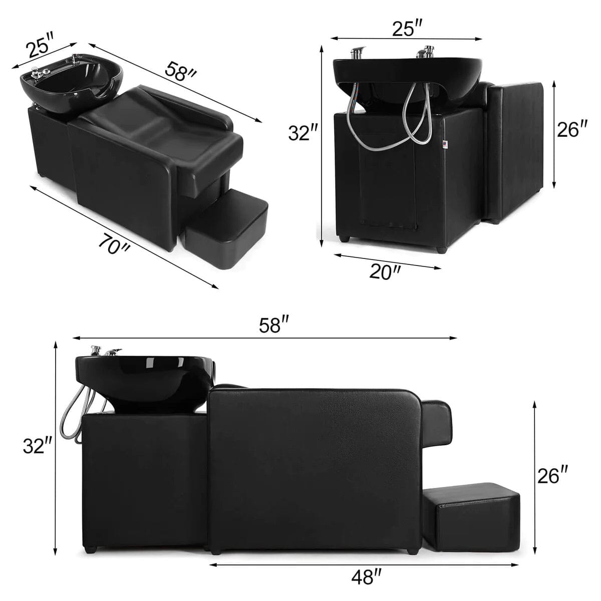 DK-78035 | Shampoo Unit SHAMPOO UNITS AND CABINETS SSW 