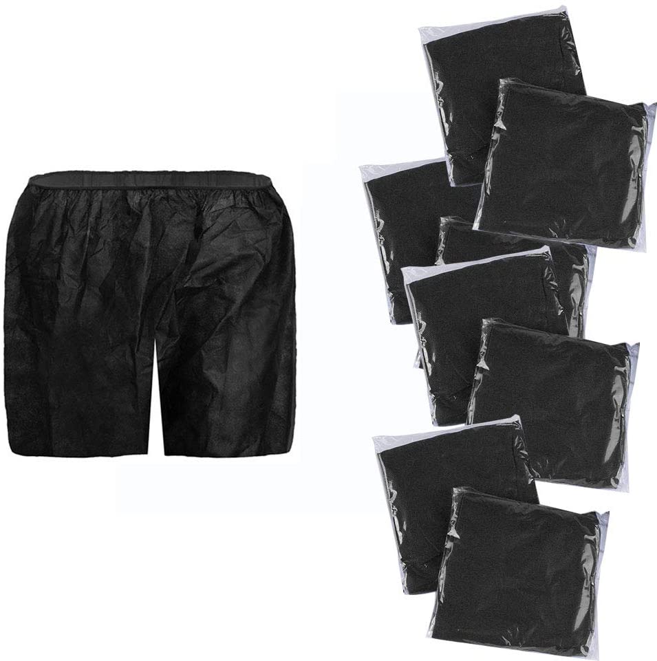 Men's Disposable Boxershorts | Black | XL SPA HOTLINE BEAUTY 