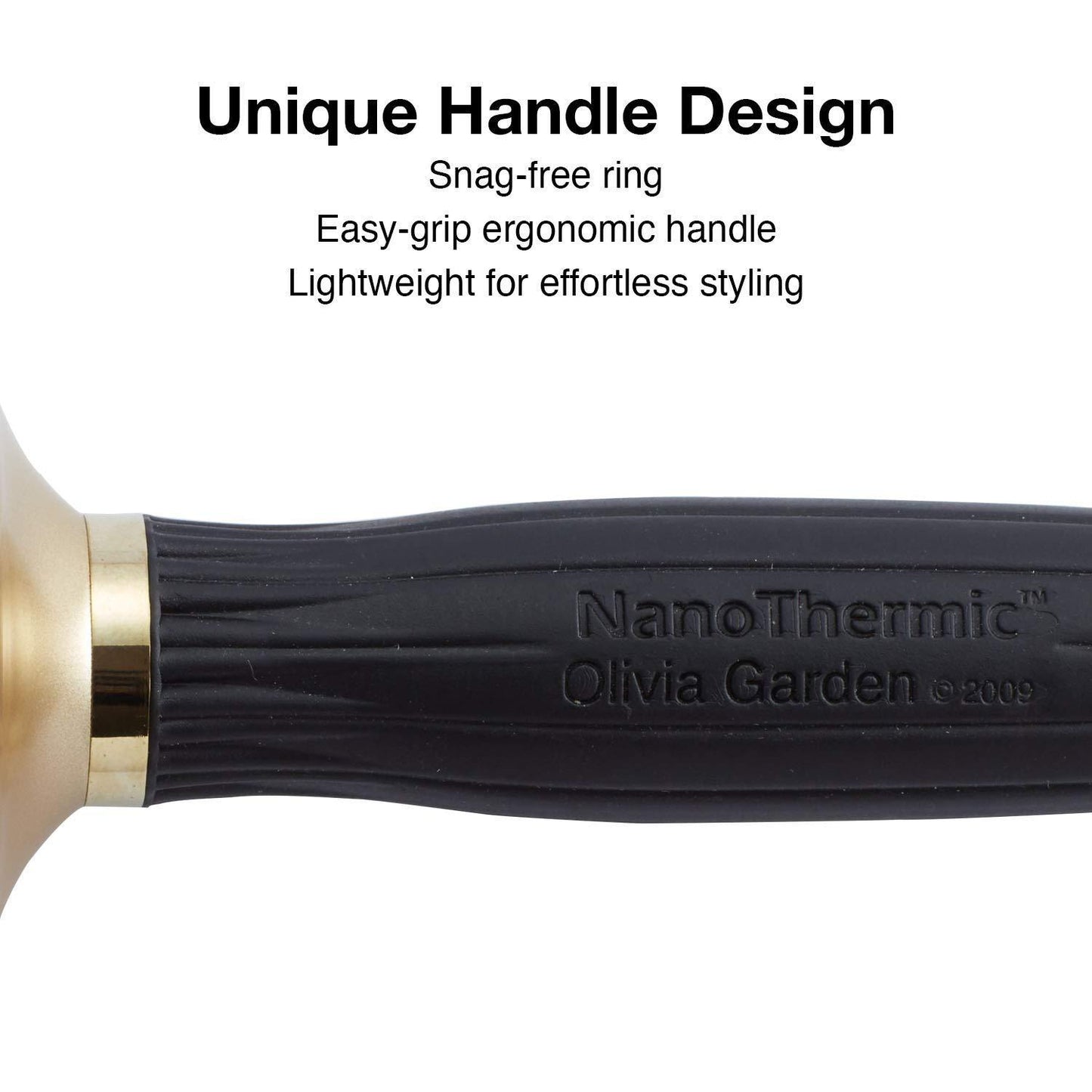 NanoThermic Ceramic + ion | NT-34G | 1 1/4" | Olivia Garden 50th Anniversary Special Edition COMBS & BRUSHES OLIVIA GARDEN 